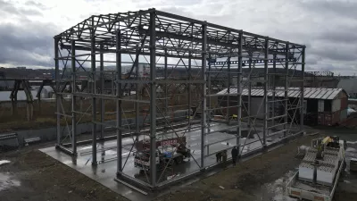Возведение теплого склада в Иркутске для АО «Иргиредмет» идёт полным ходом